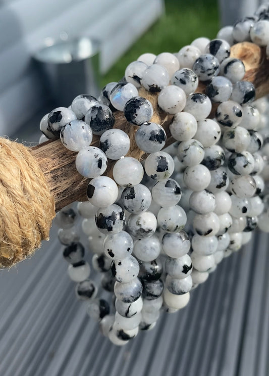 Rainbow moonstone bracelet