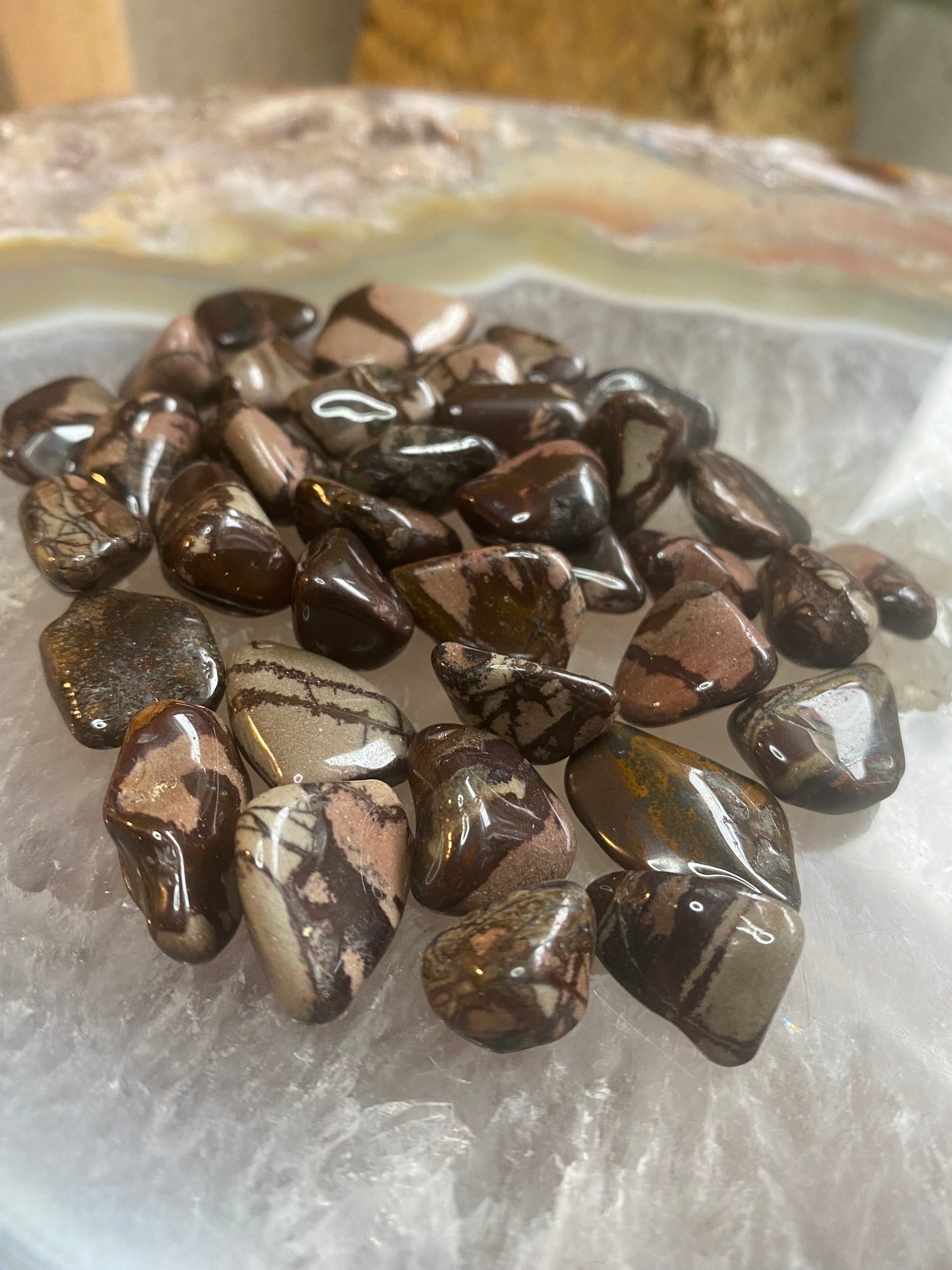 Pink Spider Jasper