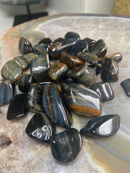 Blue tigers eye