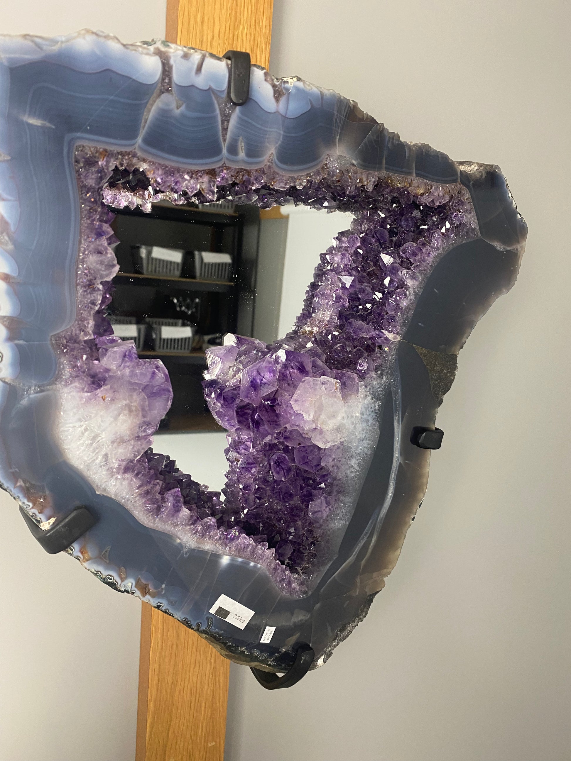 Amethyst Agate Mirror