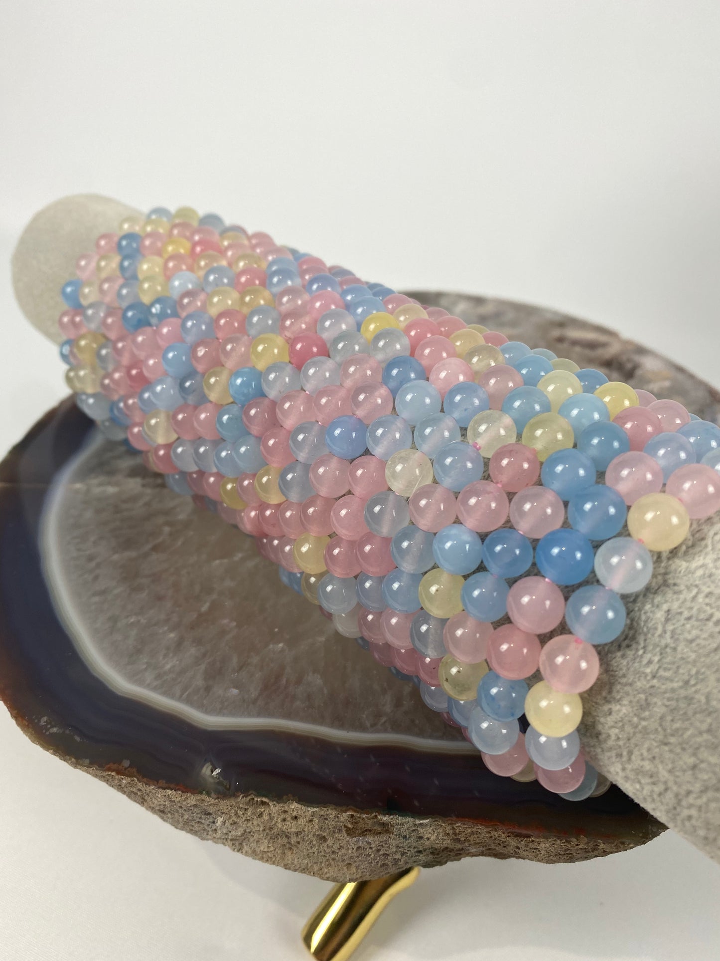 Morganite bracelet