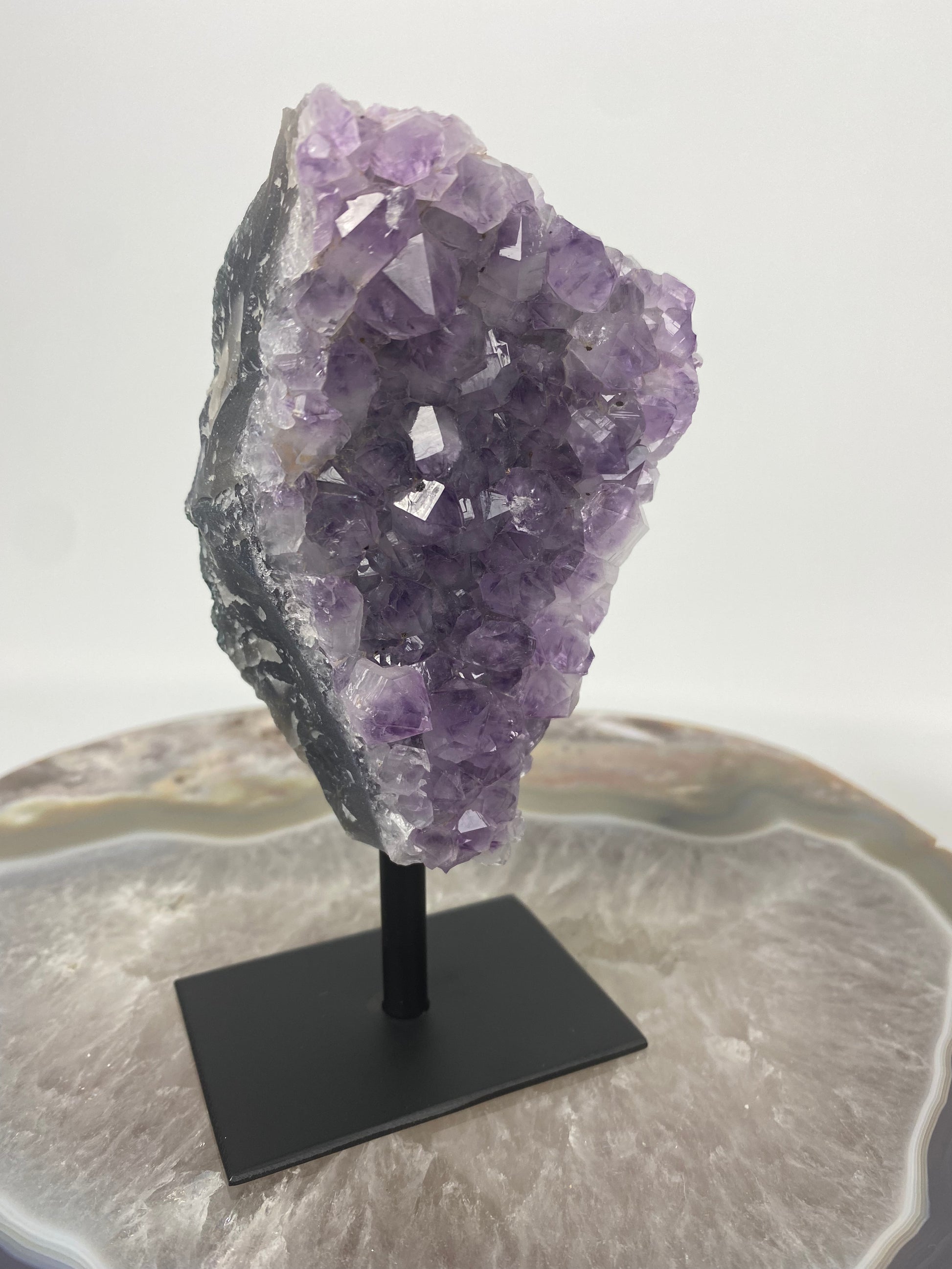 Brazilian Amethyst Druze on stand
