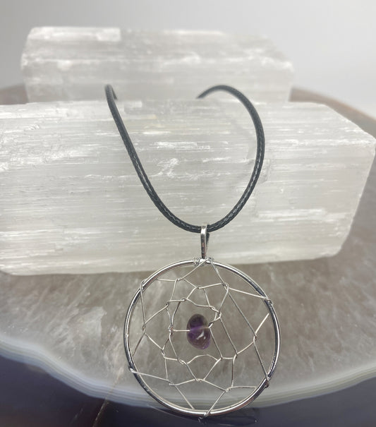 Dream catcher crystal pendantslaurasauraonline