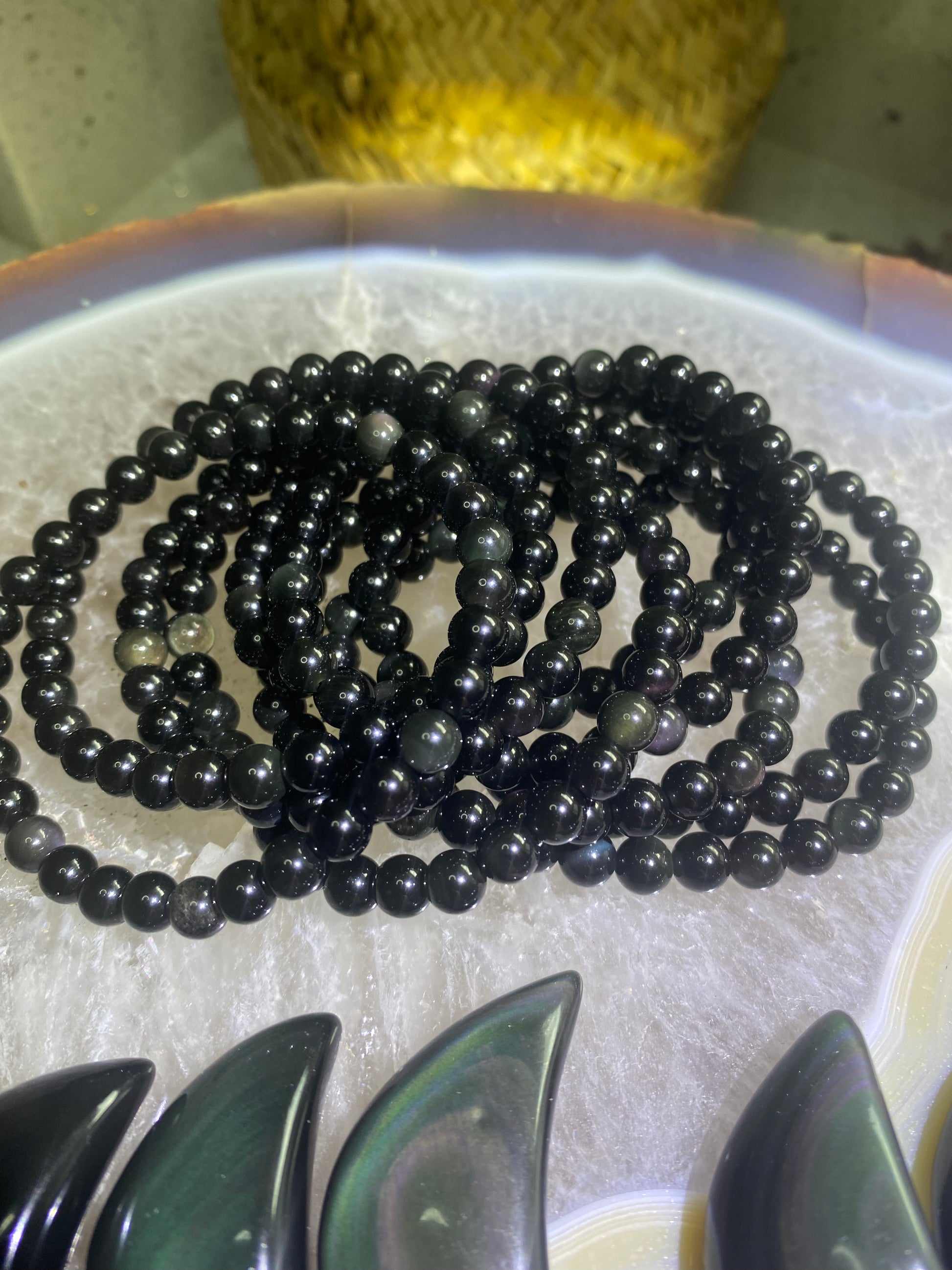 Rainbow moonstone bracelet