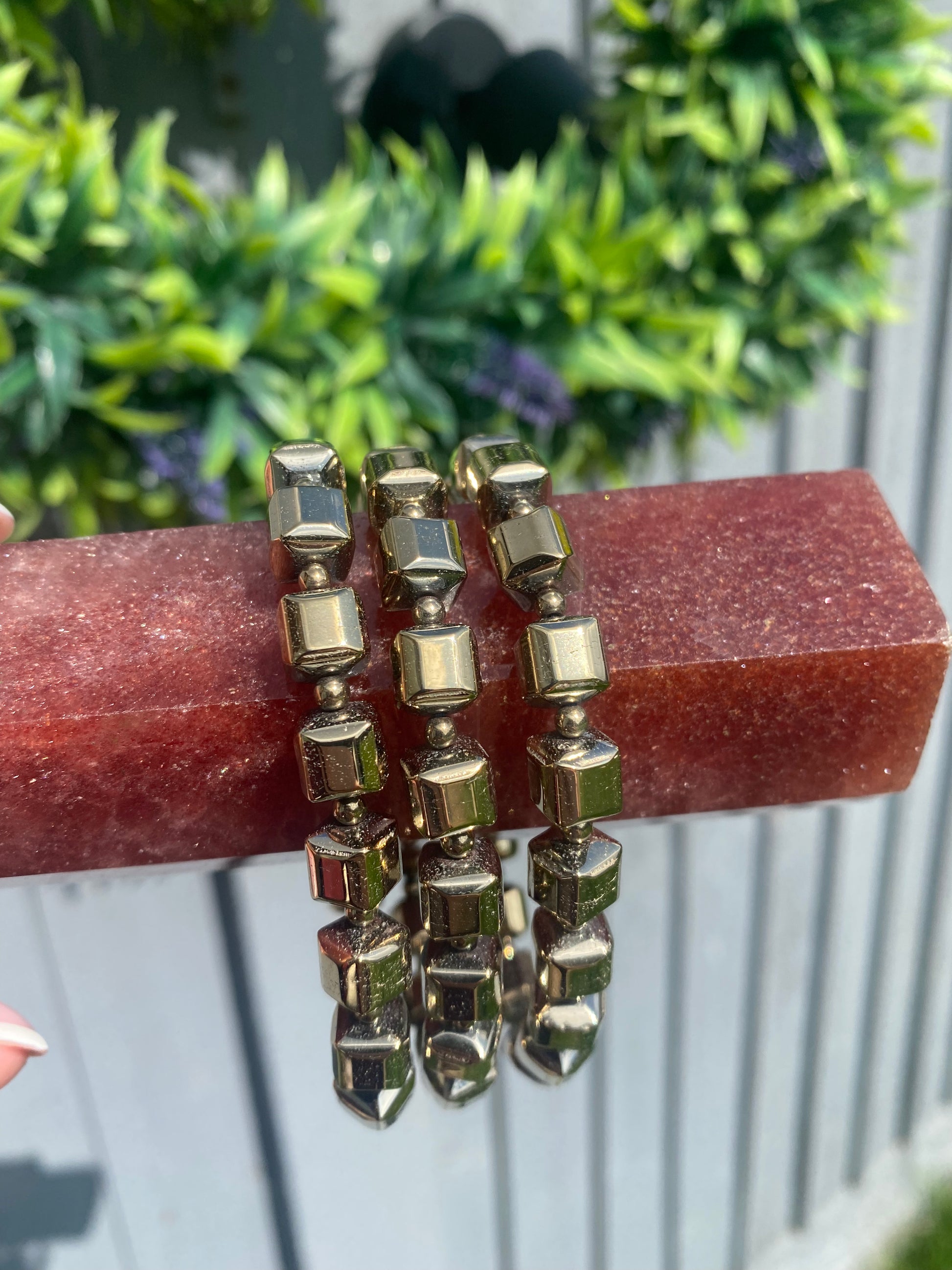 Pyrite bracelet
