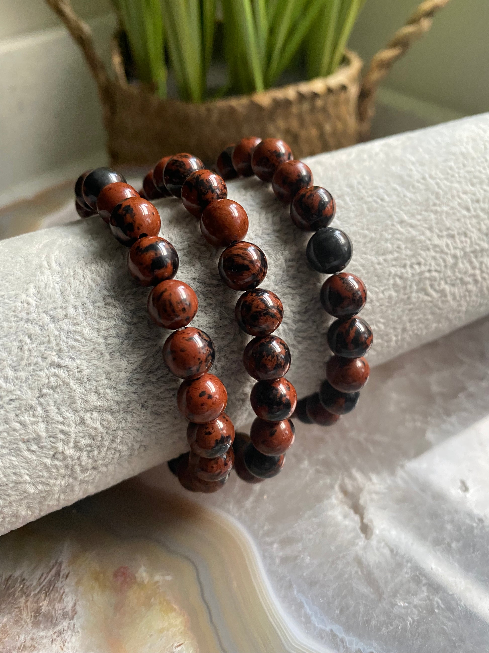 Mahogany Obsidian bracelet