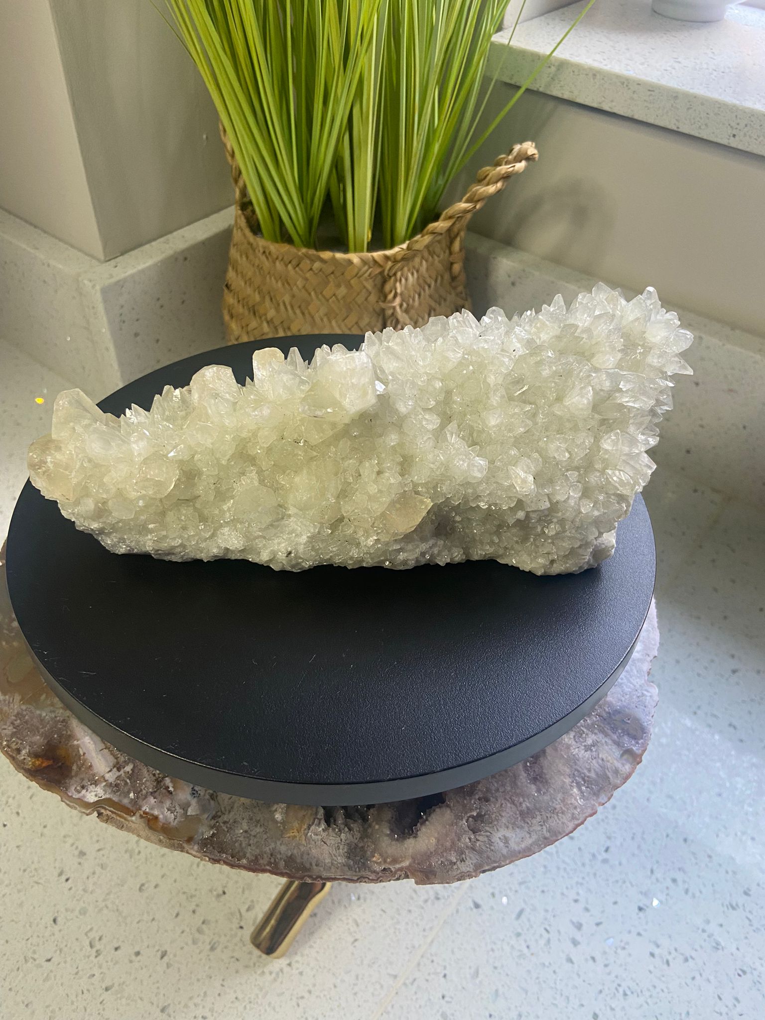 Dogtooth calcite cluster
