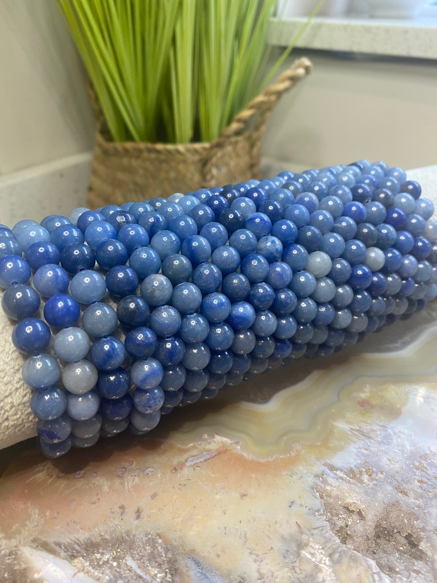 Blue aventurine bracelet