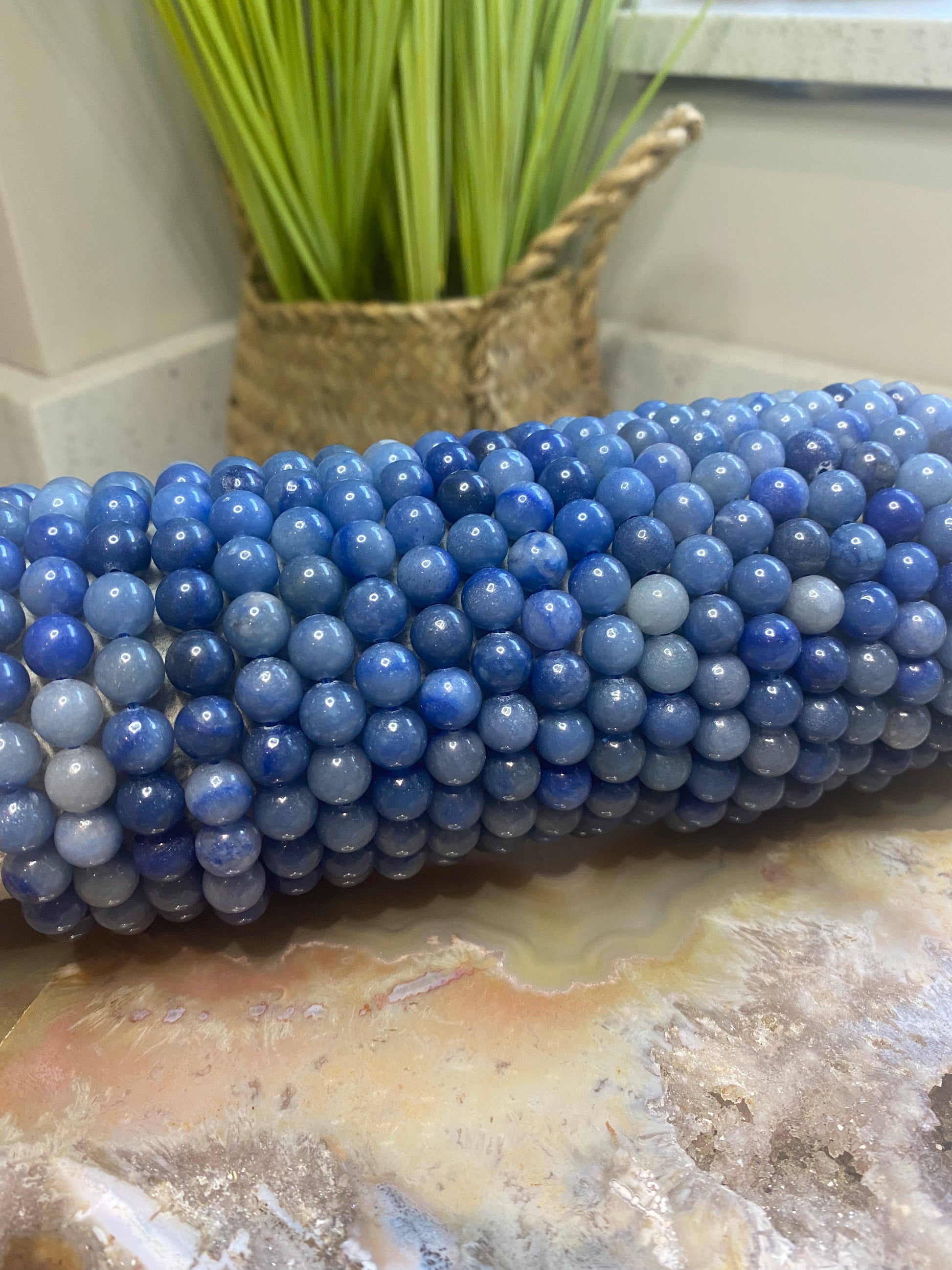 Blue aventurine bracelet