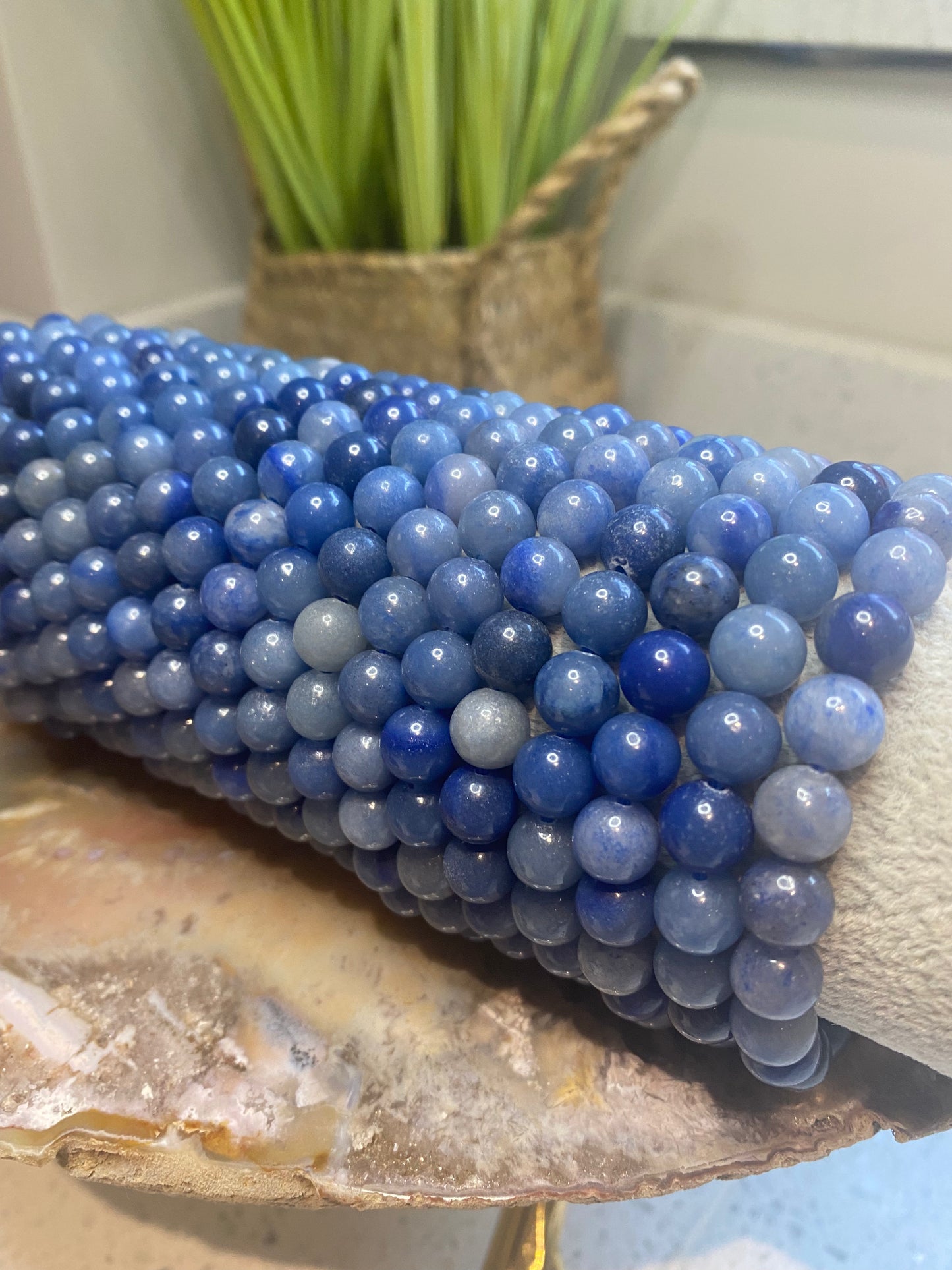 Blue aventurine bracelet