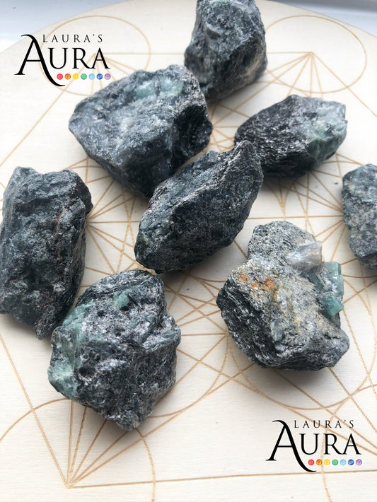 Rough natural Emerald