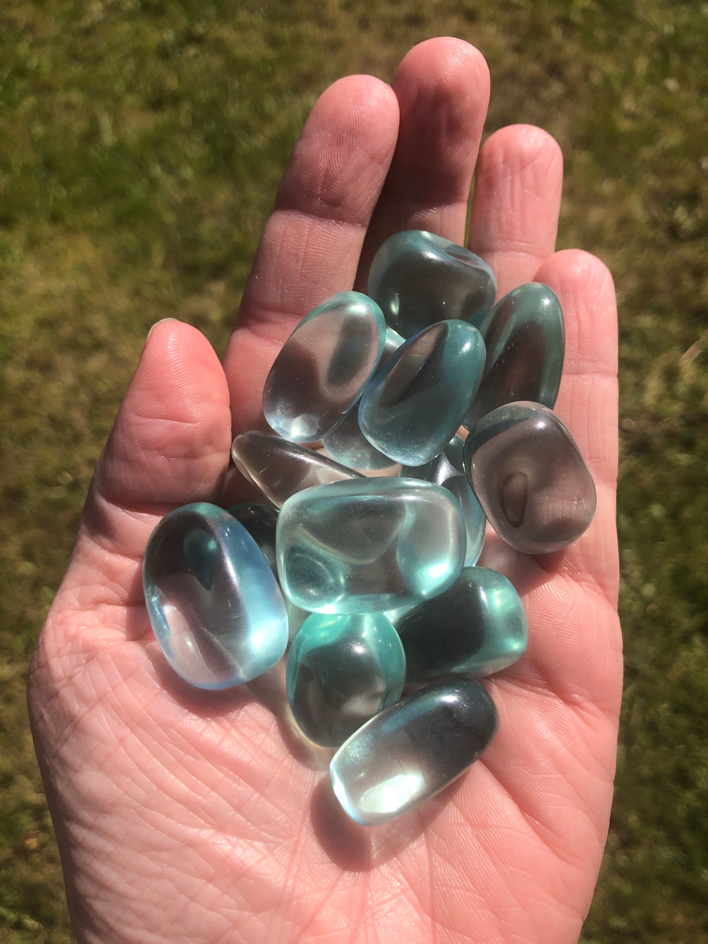 Blue obsidian