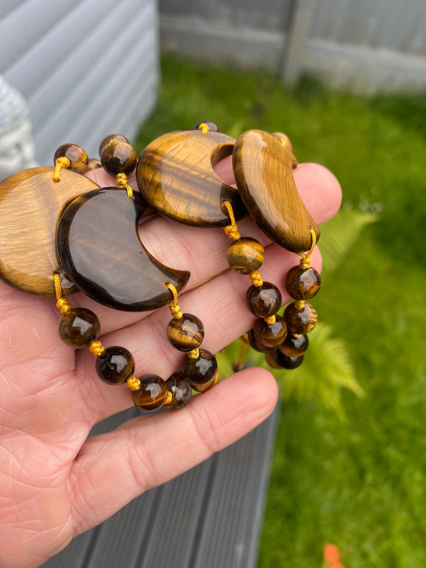 Tigers eye moon bracelet