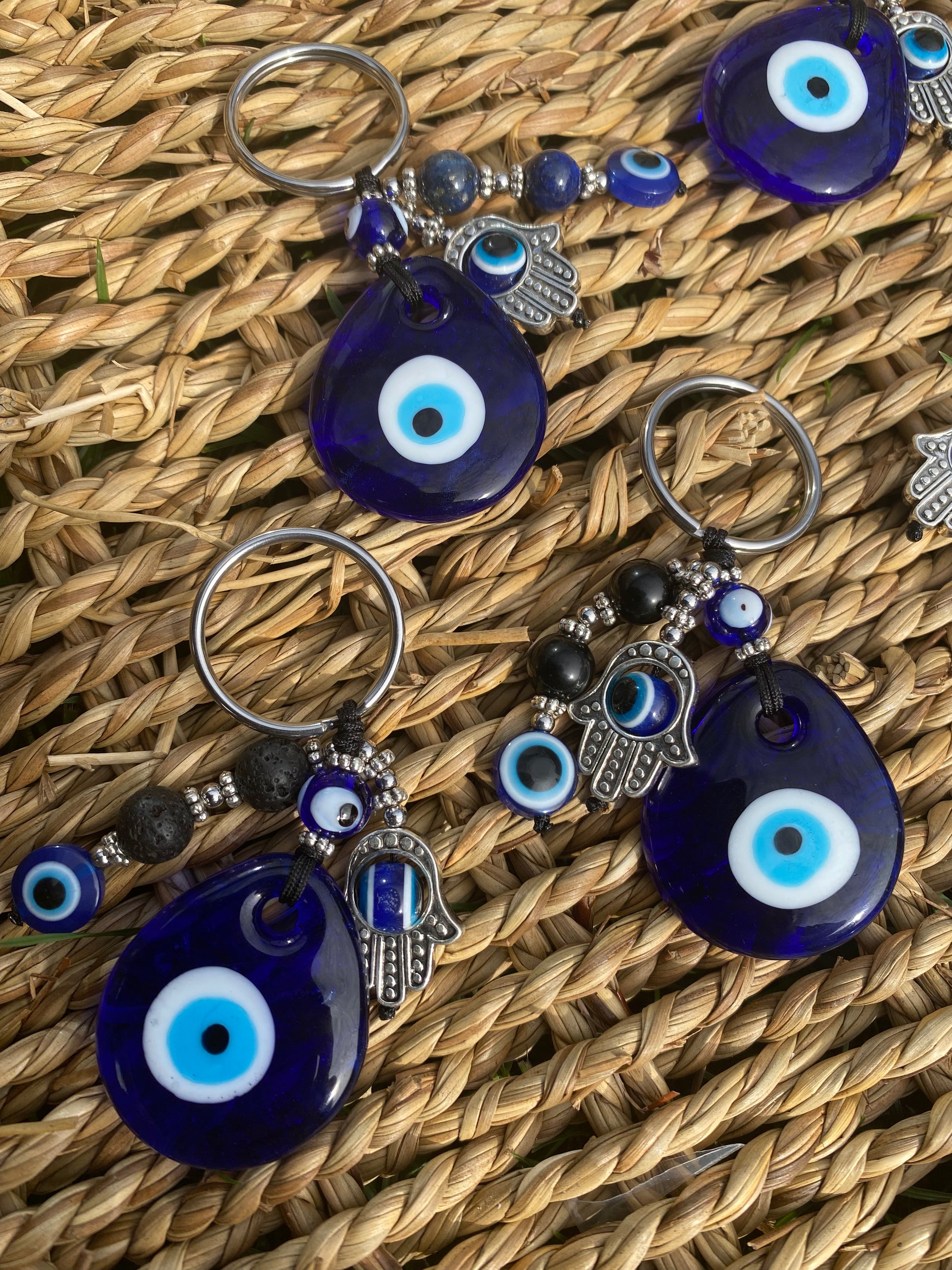 Evil Eye Protection key Rings