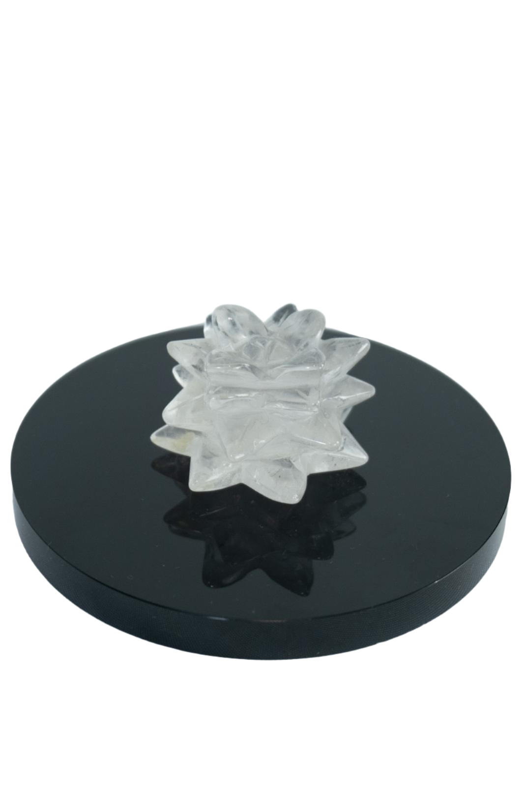 Clear quartz lotus flower