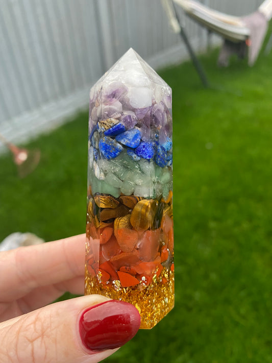 Chakra chip tower