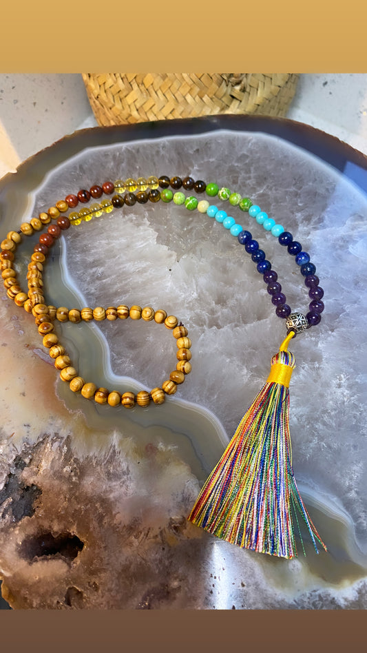 Chakra mala beads