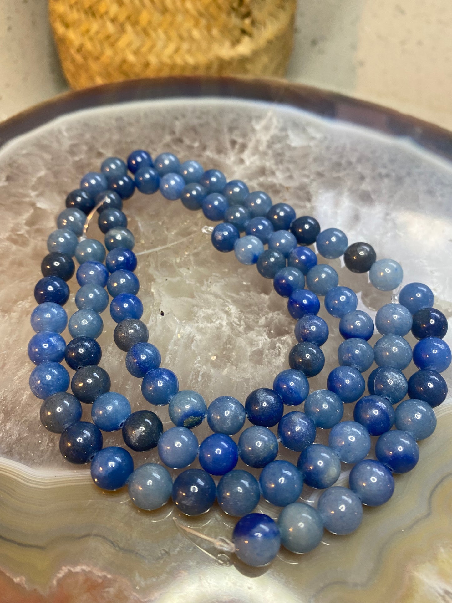 Blue Aventurine beads