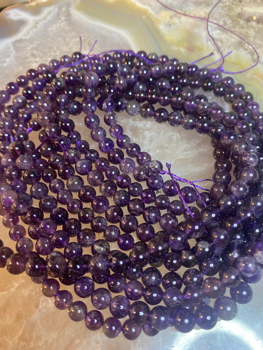 Amethyst beads string