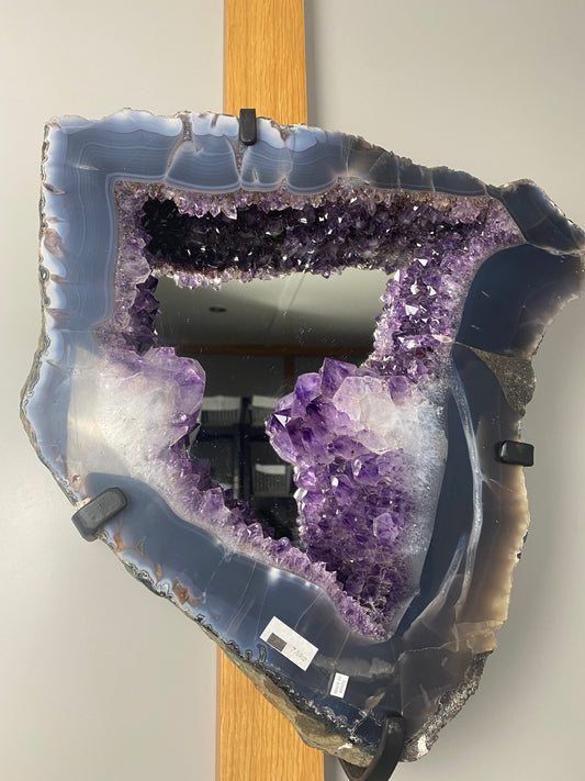 Amethyst Agate Mirror