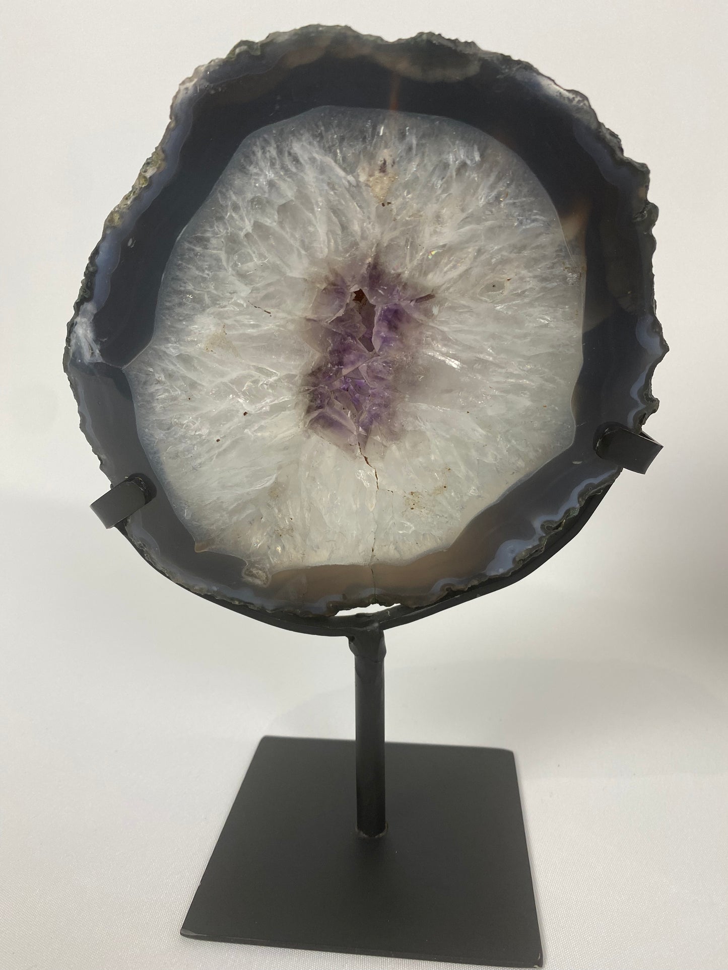 Amethyst Agate on stand