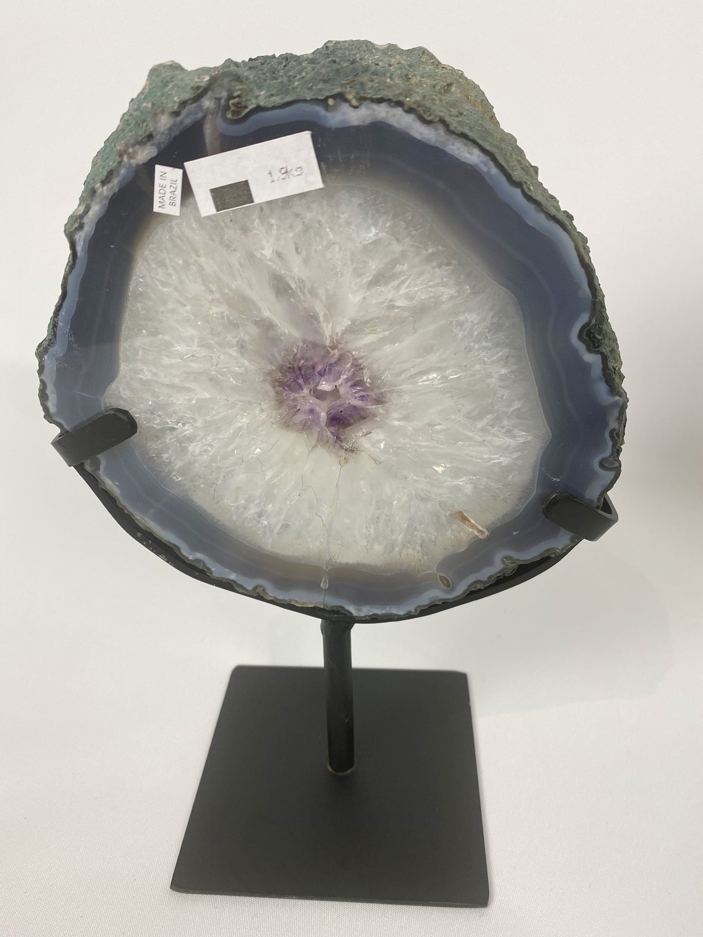 Amethyst Agate on stand