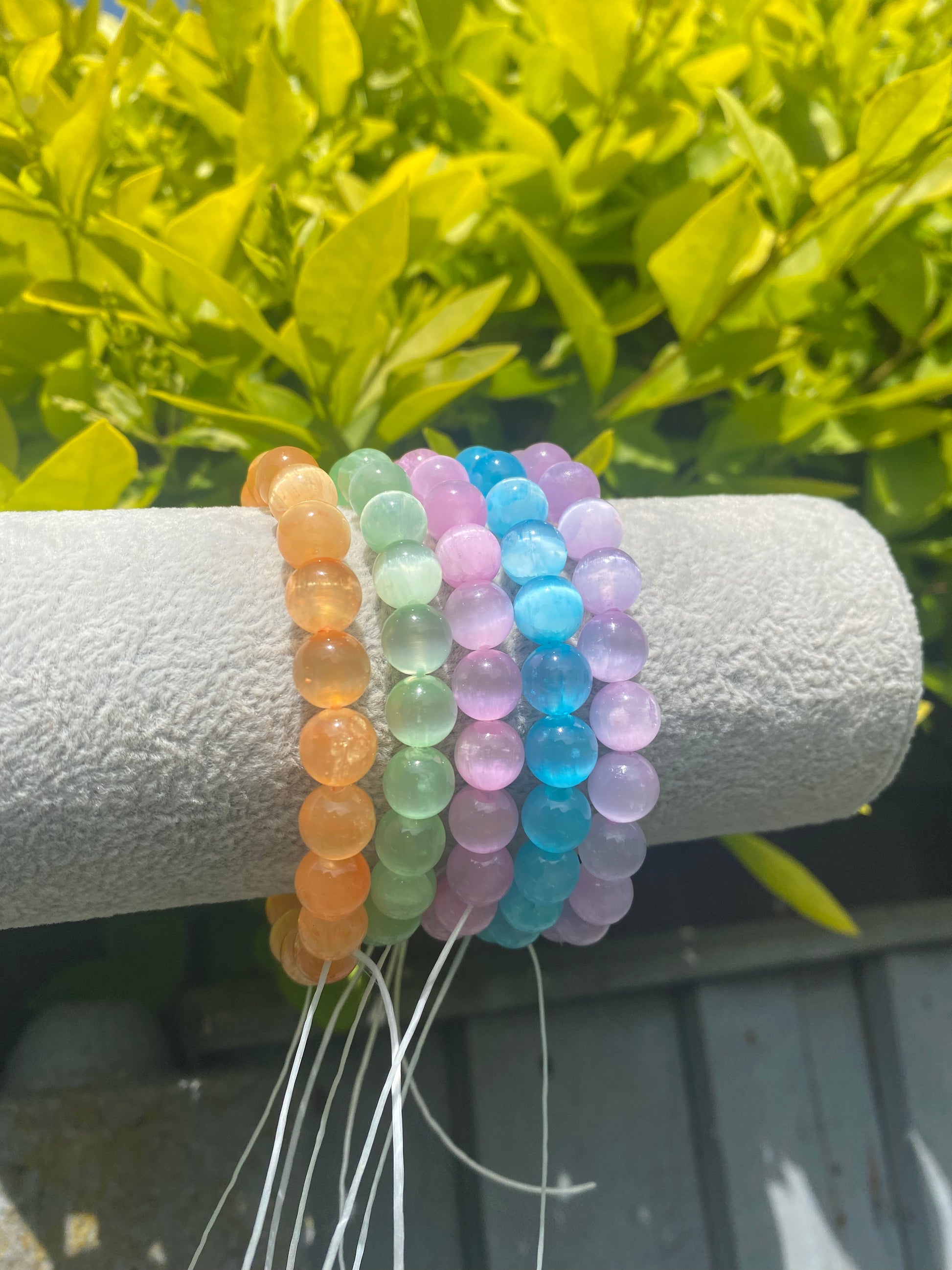 Selenite bracelet