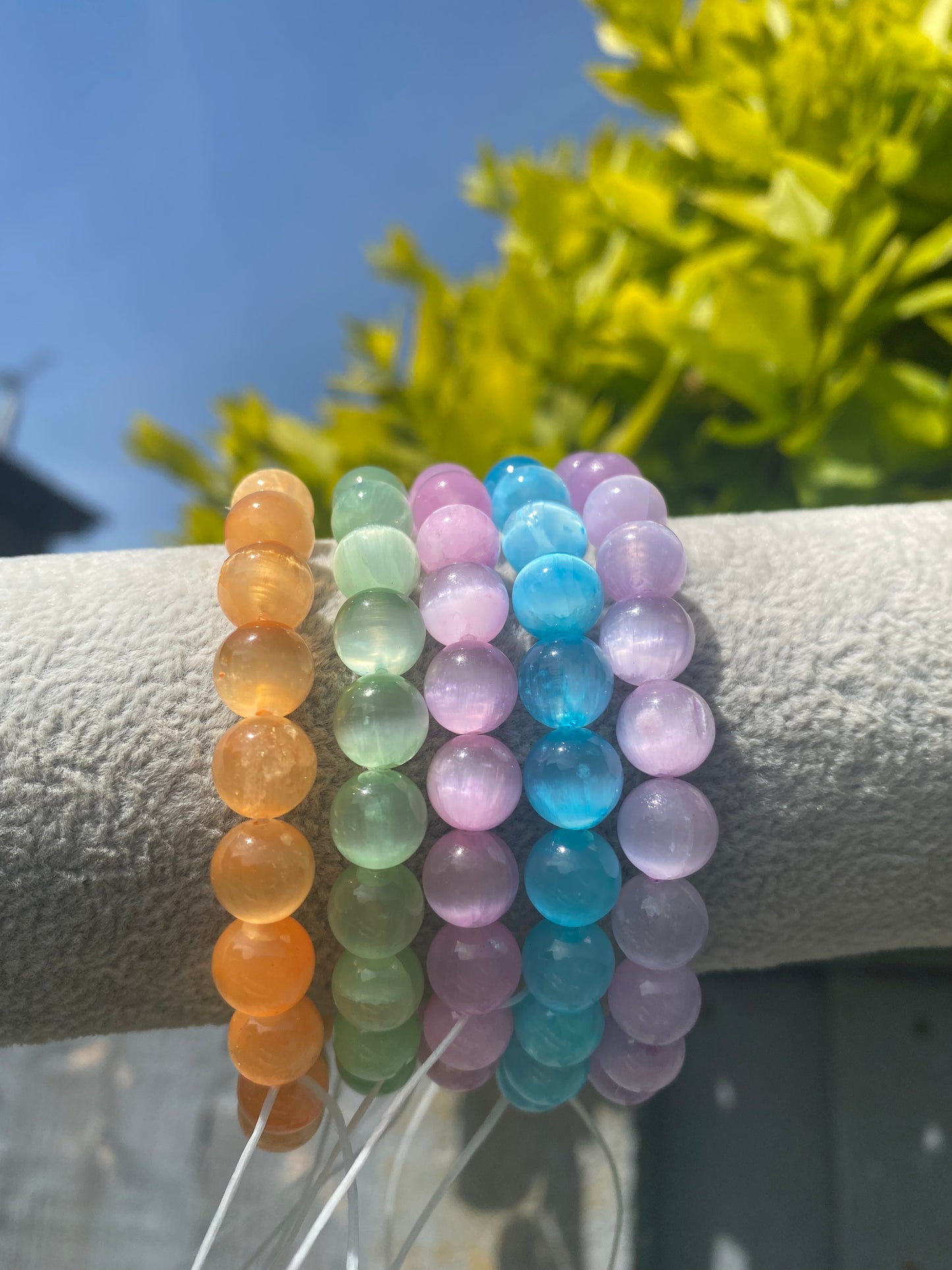 Selenite bracelet