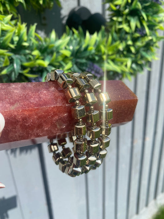 Pyrite bracelet