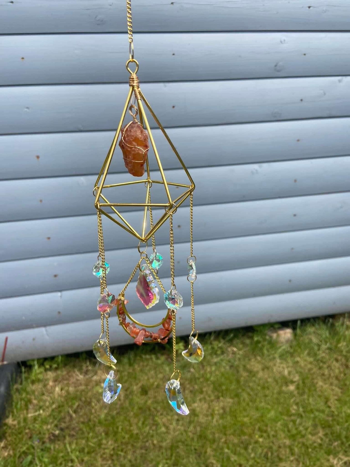 Carnelian sun catcher