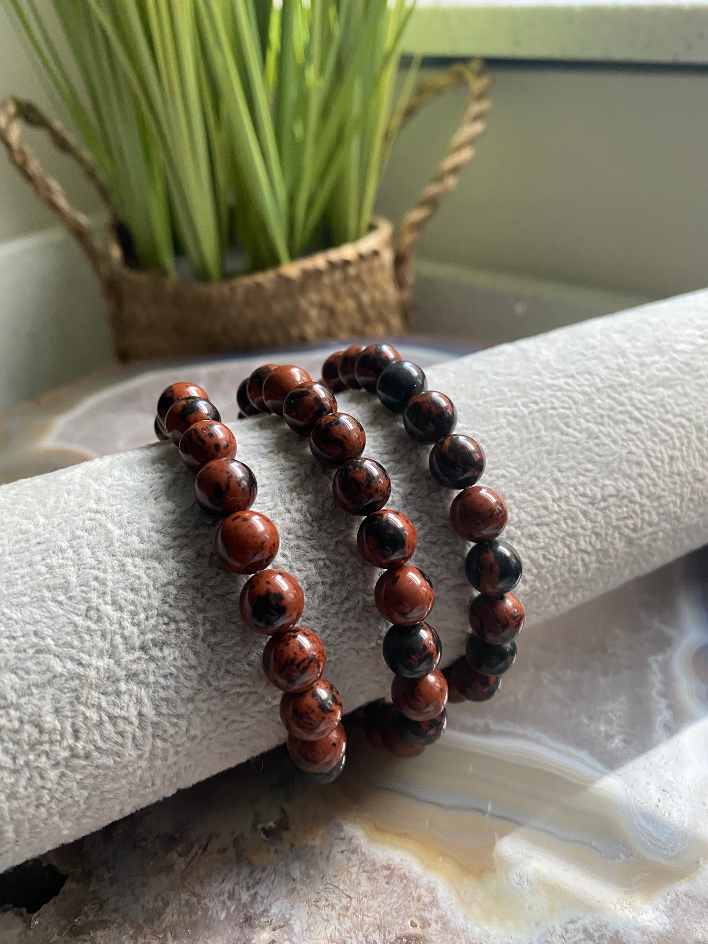 Mahogany Obsidian bracelet