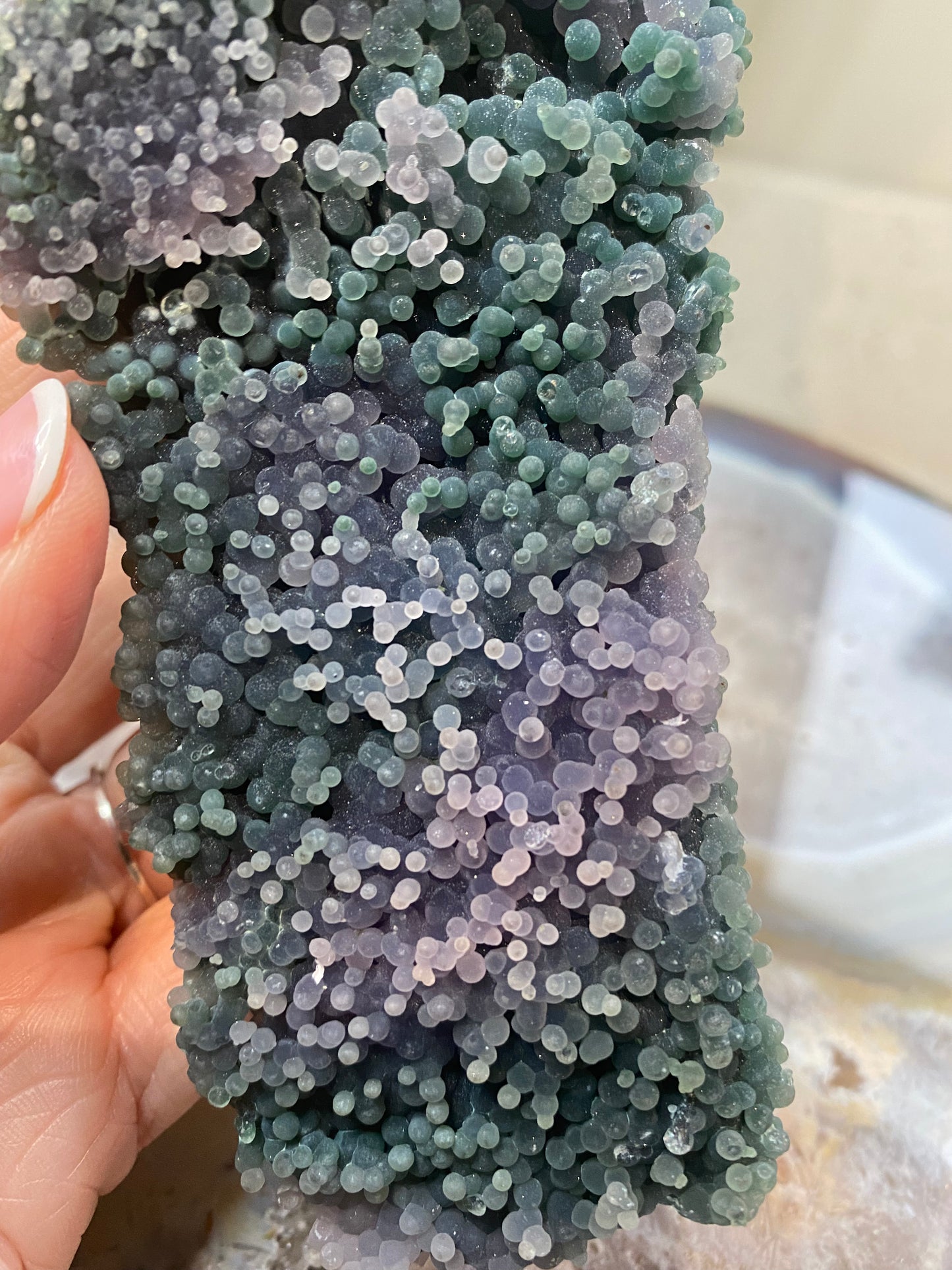 Grape agate specimen