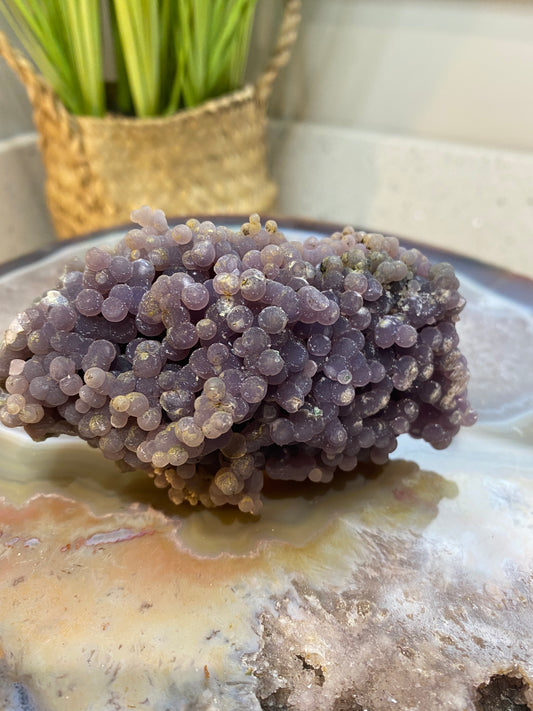 Grape agate specimen