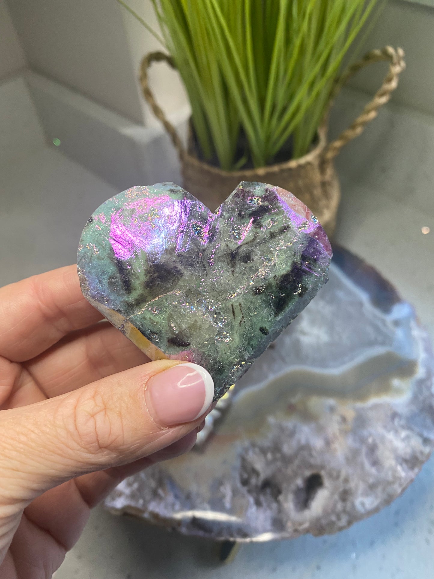 Sphalerite Aura Heart