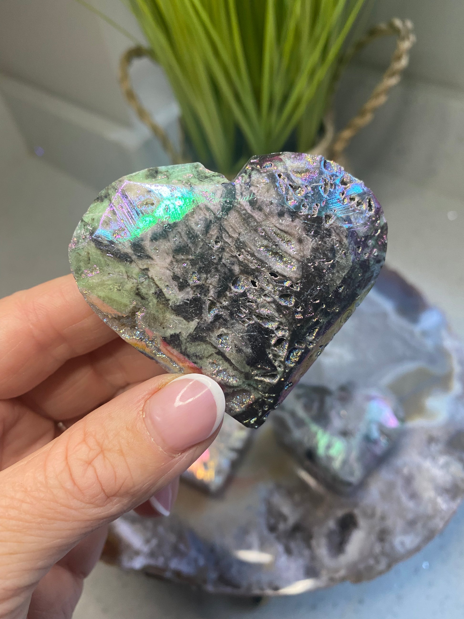 Sphalerite Aura Heart