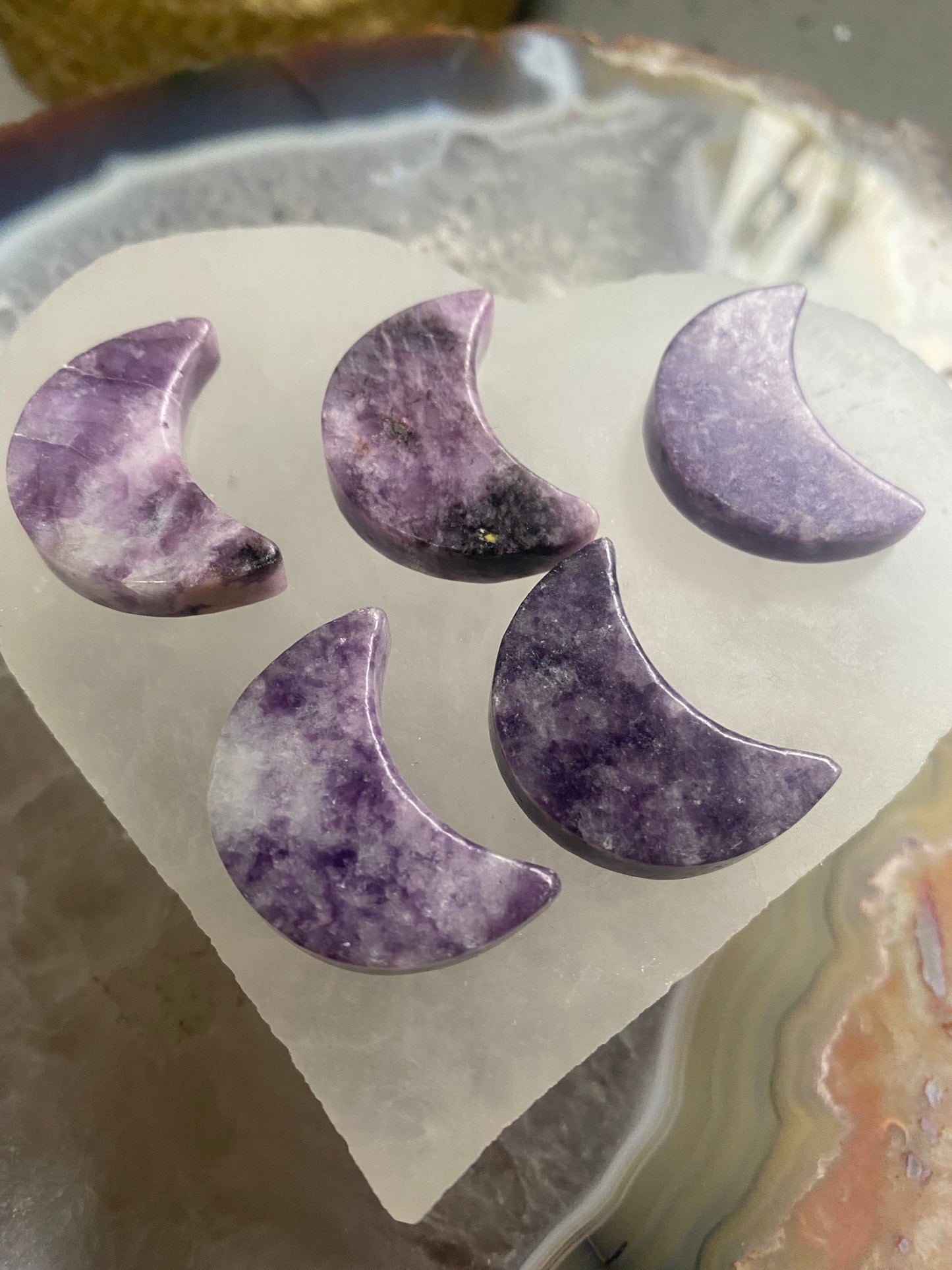 Lepidolite Moon